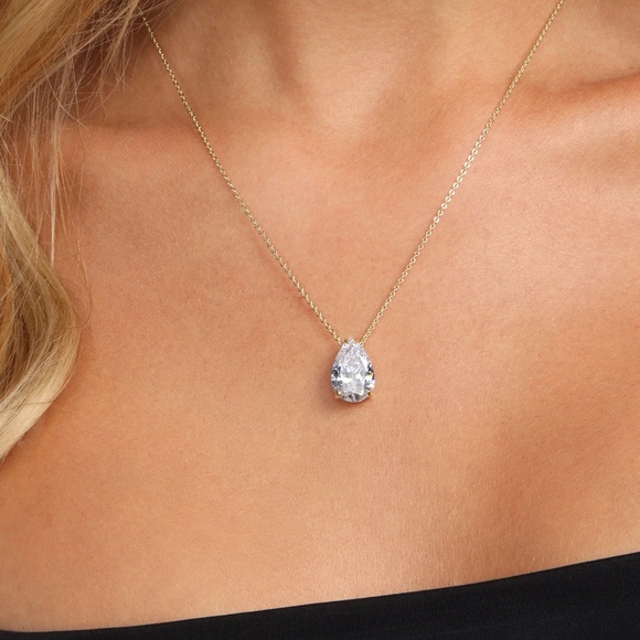 MELINDA MARIA DESIGNER NECKLACE, “ARE YOU JEALOUS”, GOLD, BRAND NEW - Picture 7 of 8